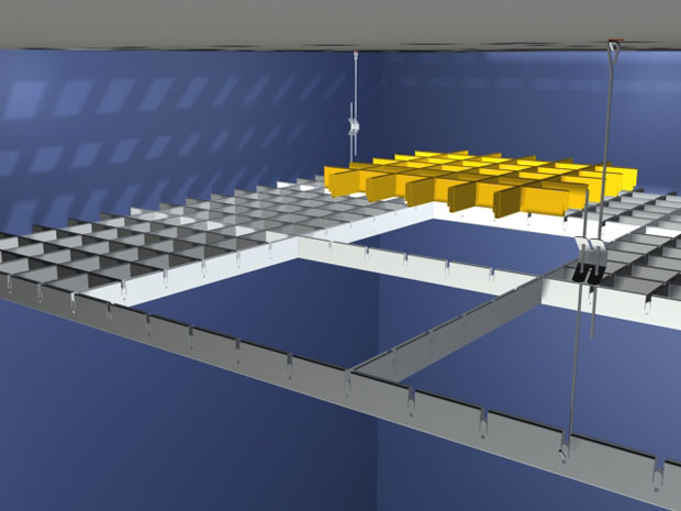 Подвесные потолки грильято Cesal